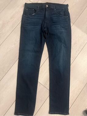 Murano Men's Slim Straight Jeans in Dark Indigo#M2
